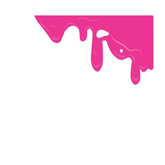 Pink Slime Corner Border 