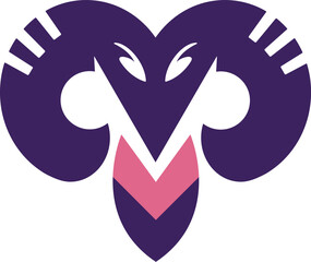 GoatHead vector logo design illustration for entrepreneurship or any suitable business