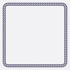 Square Rope Border Frame
