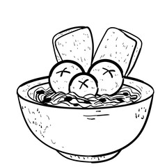 Indonesia Food Meatball