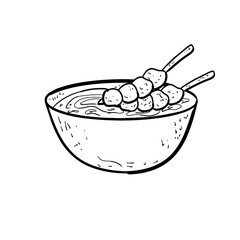 Indonesia Food Meatball