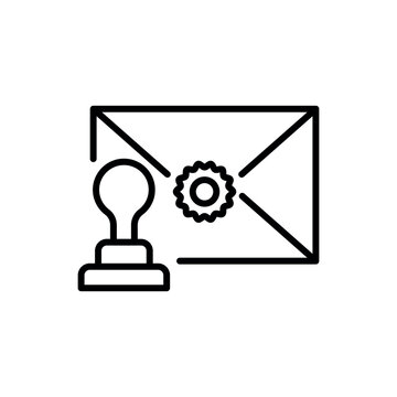 recommend clip art: Rubber stamp icon vector illustration. Stamp on isolated background. Letter sign concept.