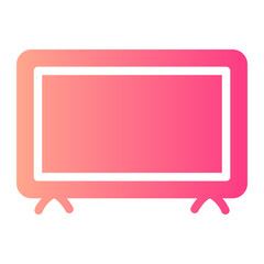 Fototapeta premium digital tv Gradient icon