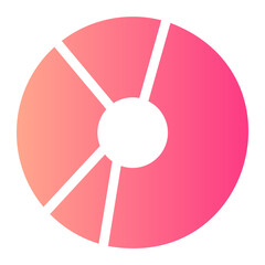 dvd disck Gradient icon