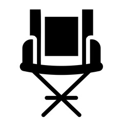 director chair Solid icon