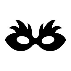 party mask Solid icon
