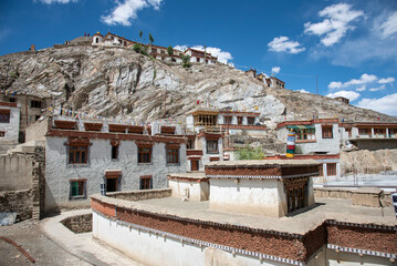 Likir Monastery or Likir Gompa (Klud-kyil) is the most famous landmark in Likir district, Ladakh,...