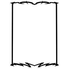 Frames Ornament. Frame Border Monocrome