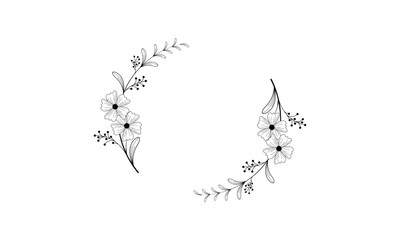 Floral Frame Vector