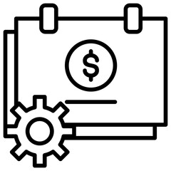 Savings Plan Outline Icon