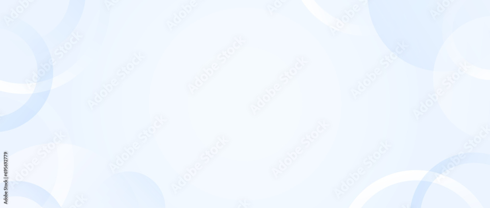 Poster soft light blue circles background. abstract floating bubbles and rings wallpaper. light blur gradie