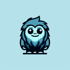 
Cute yeti minimalist logo design inspiration
