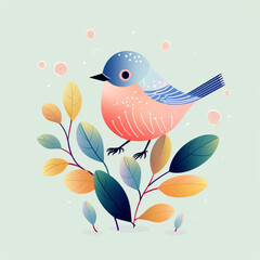 Seasonal Songbirds - Colorful and Stylized Nature Series No.4