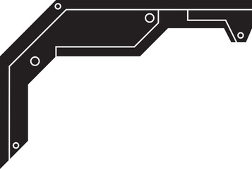 Cyberpunk HUD Vector Illustration