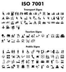 ISO Public and Safety Icons and Pictograms Models