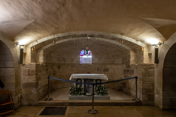 The altar in the dungeon of Saint  Josephs Church is located on the territory of Church of the...