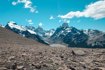 Papier Peint photo Cerro Torre lookout of laguna sucia. beautiful view towards Cerro Torre