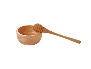 Wooden honey scoop transparent png