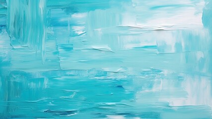 水面のイメージ油絵背景_3