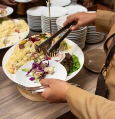 Taking food is a simple action carried out by humans to fulfill their vital needs