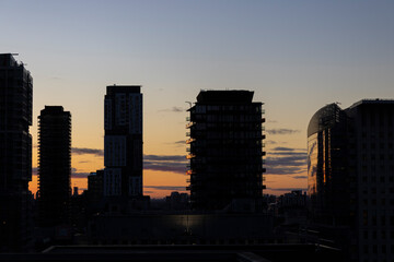 Streets and building of downtown Toronto