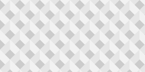 Fototapeta premium Seamless geometric pattern grid backdrop triangle abstract background. Abstract cubes geometric tile and mosaic wall or grid backdrop hexagon technology. white and gray geometric block cube structure.