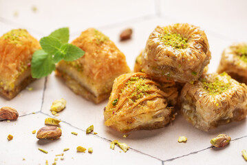 Turkish traditional baklava