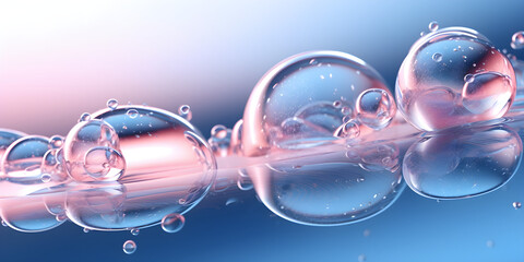 Cosmetic essence liquid bubbles molecules antioxidant of liquid bubble Beauty in Motion Liquid Bubble Molecules with Antioxidant Efficacy 
