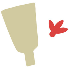 手描きの羽子板