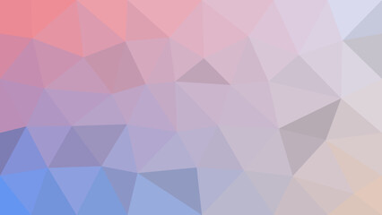 A colorful abstract polygon background with a triangular pattern.