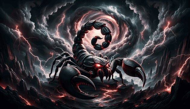 Scorpio Zodiac Sign Dark Fantasy