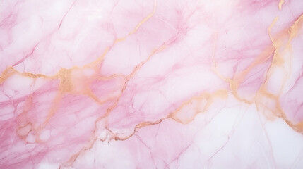 Obraz na płótnie Canvas Delicate pink marble texture - Light pink marble surface with gold veins for your design