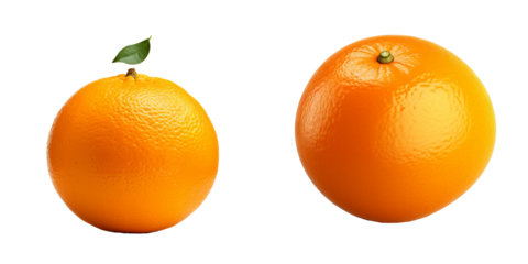 Vibrant Orange Silhouettes on Transparent Background