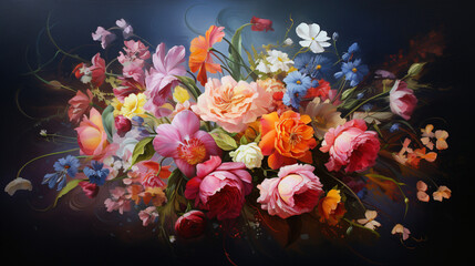 Obraz na płótnie Canvas Bouquet of flowers