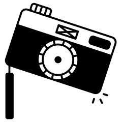 camera glyph icon