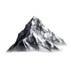 Mountain isolated on transparent background