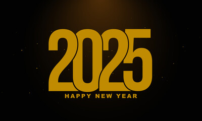 2025 Happy New Year Background.