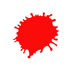 colorful Paint splatters Vector 