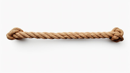 Isolated and seamless rope on white background. AI Generative.