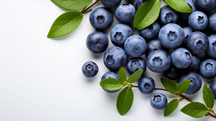 Fruit, blueberries and healthy food in studio for vegan diet, meal and green salad. Mockup, lifestyle and organic with fresh, natural and agriculture for produce, vitamins and vegetarian dinner.