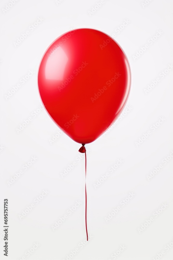 Aufkleber a red balloon floating in the air. this image can be used for various purposes