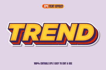 Trend text effect, editable text effect can be changed font, color, and style. eps file text effect