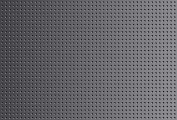 Obraz premium Seamless metal sheet with regular pattern of holes, illustration