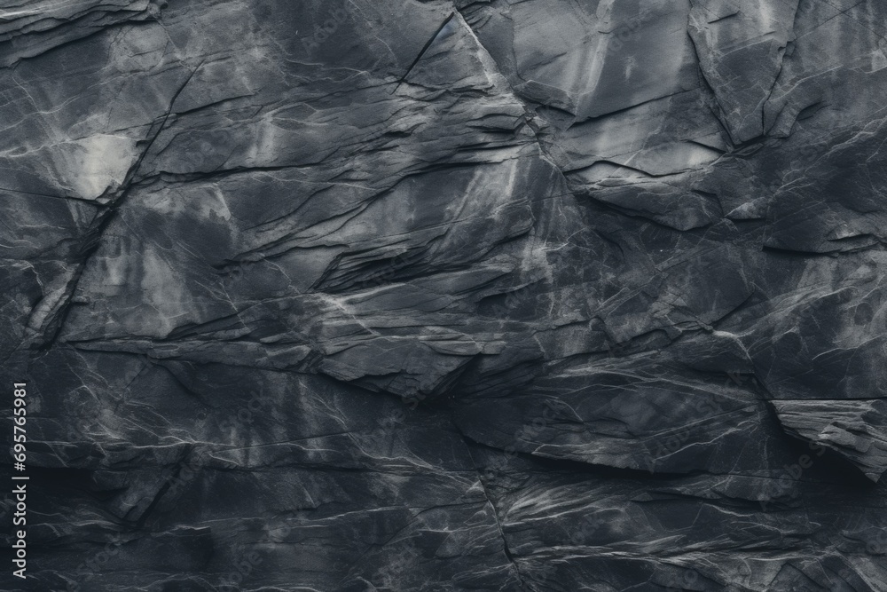 Poster a black and white photo showcasing a textured rock face. perfect for adding a touch of nature and si