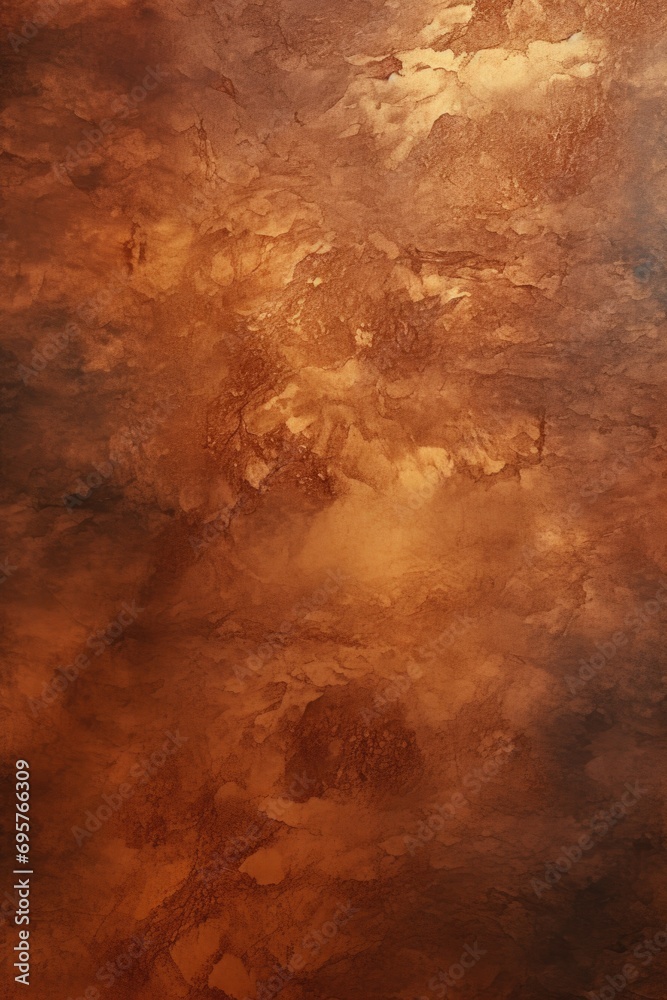 Poster A detailed view of a brown and white marble surface. Perfect for adding a touch of elegance to any design project