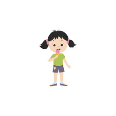 set of little boy playing vector poses isolated