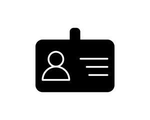 Employee card icon vector design illustration