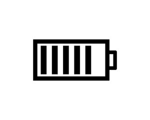 Battery cell icon vector symbol design illustration