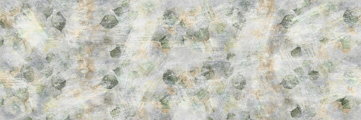 Leaves vintage repeating background, artwork floral antique pattern	