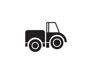 Heavy machinary transport icon vector symbol design illustration